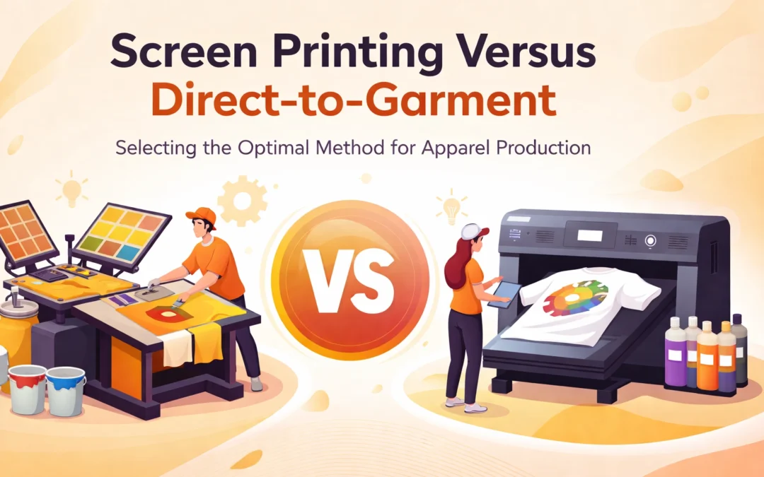 Screen Printing Versus Direct-to-Garment: Selecting the Optimal Method for Apparel Production