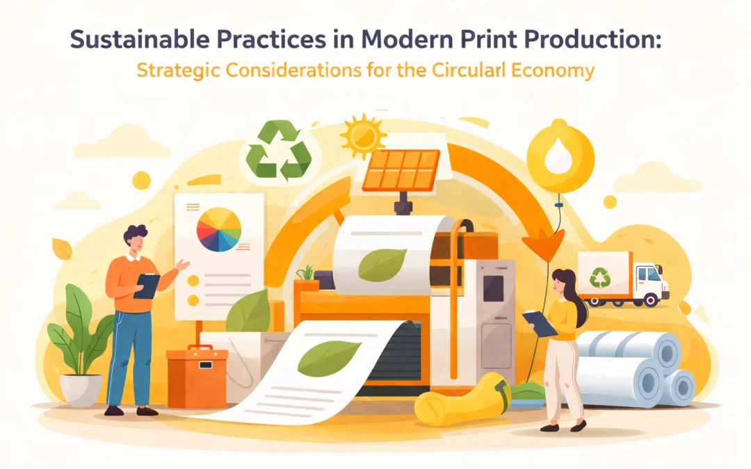 Sustainable Practices in Modern Print Production: Strategic Considerations for the Circular Economy