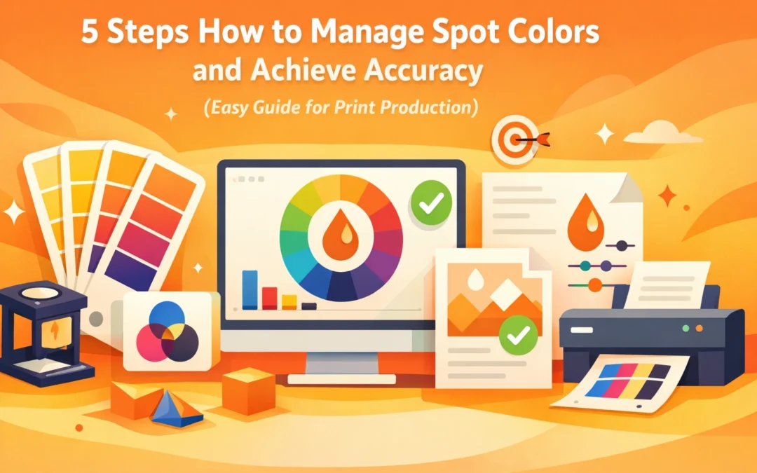 5 Steps How to Manage Spot Colors and Achieve Accuracy (Easy Guide for Print Production)