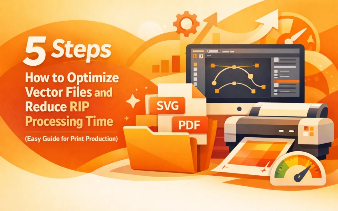 5 Steps How to Optimize Vector Files and Reduce RIP Processing Time (Easy Guide for Print Production)
