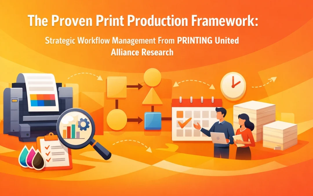 The Proven Print Production Framework: Strategic Workflow Management From PRINTING United Alliance Research