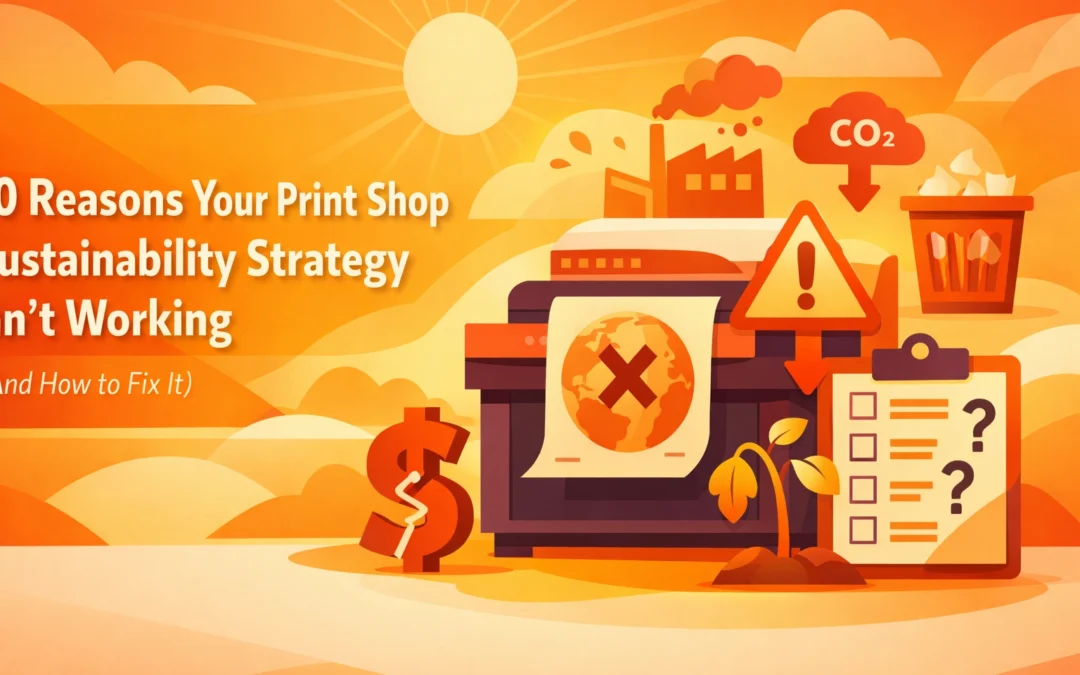 10 Reasons Your Print Shop Sustainability Strategy Isn’t Working (And How to Fix It)