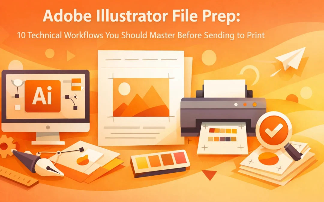 Adobe Illustrator File Prep: 10 Technical Workflows You Should Master Before Sending to Print